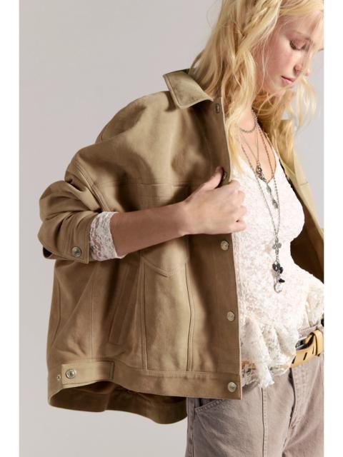 FREE PEOPLE We The Free Opal Swing Suede Jacket