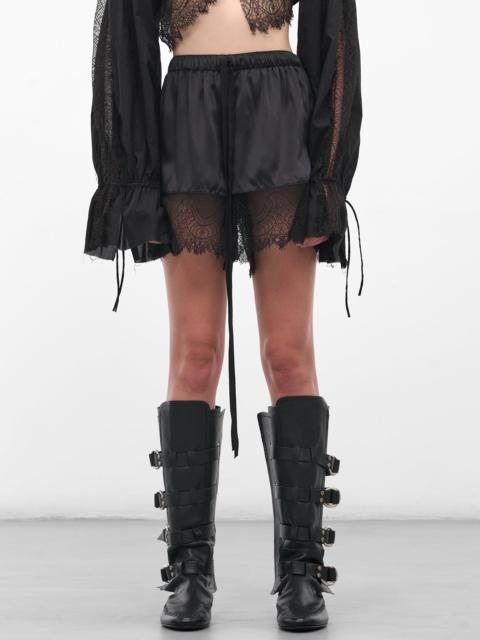 Ann Demeulemeester Black Vere Silk Micro Boxers