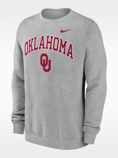 Nike Oklahoma Arch Men's Nike College Pullover Crew