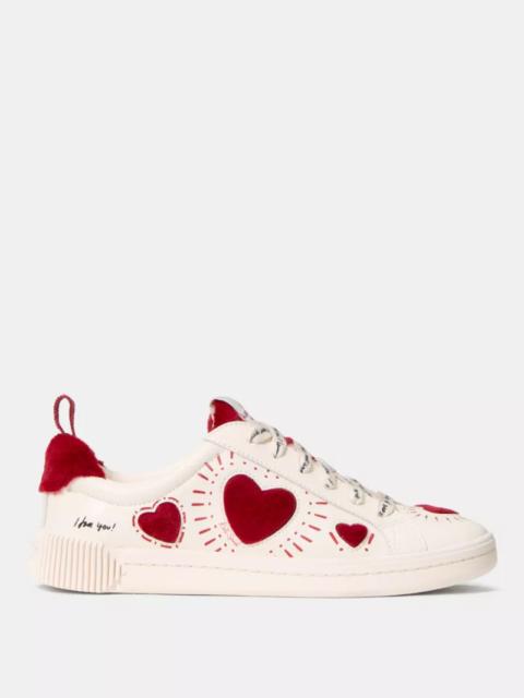 kate spade K As In Kate Hearts Court Sneaker