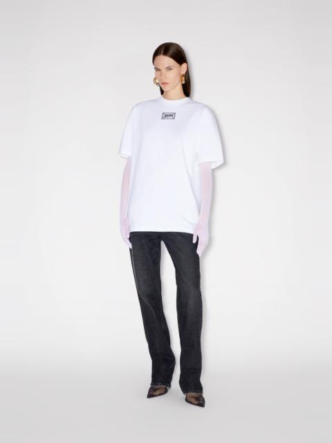 Jean Paul Gaultier THE LARGE WHITE JEAN PAUL GAULTIER LABEL T-SHIRT