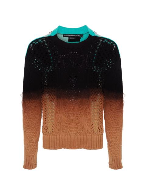 Andersson Bell colour-block panelled jumper