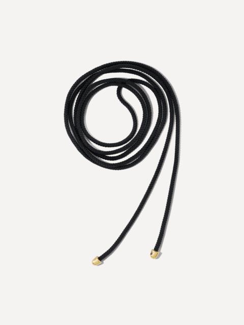 MARLA AARON Knot the String Project Necklace in Black