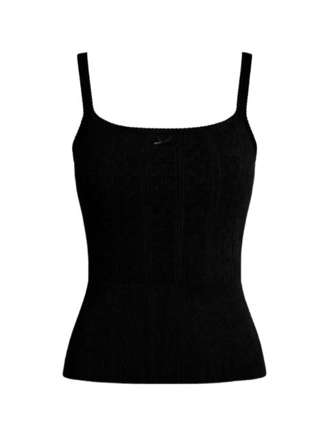 JW Anderson openwork bow-detail top