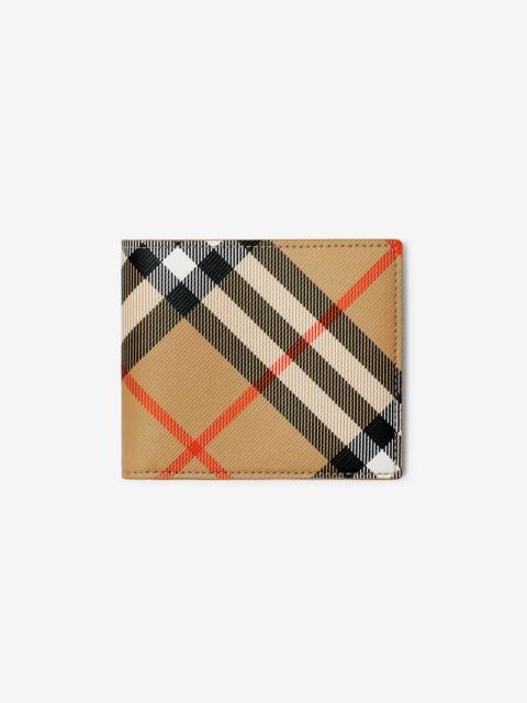 Burberry Check Bifold Wallet
