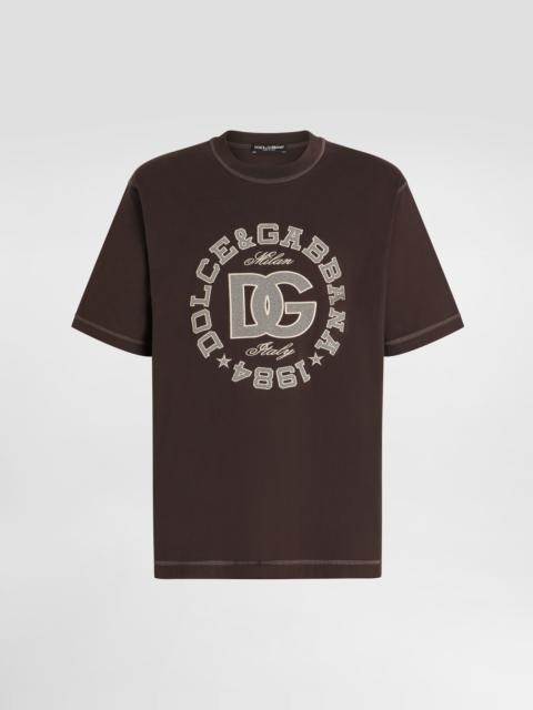 Dolce & Gabbana Cotton t-shirt with embroidery