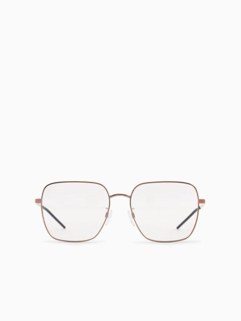 EMPORIO ARMANI Unisex rectangular glasses