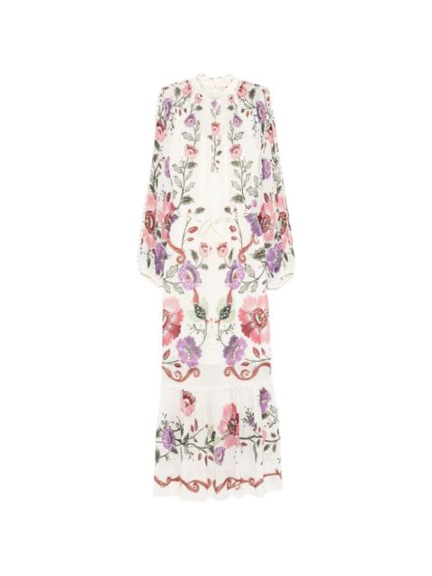 FARM RIO floral-print maxi dress