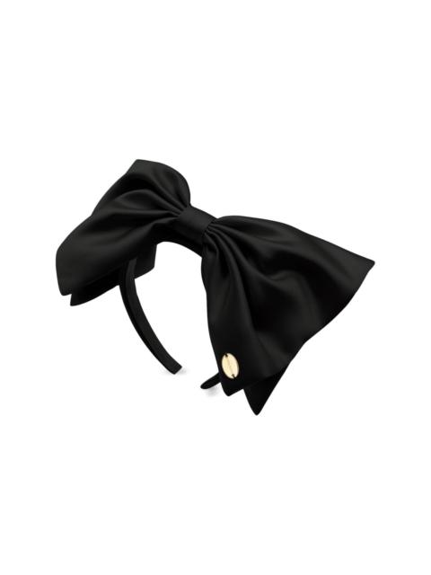 NINA RICCI bow-detail satin headband
