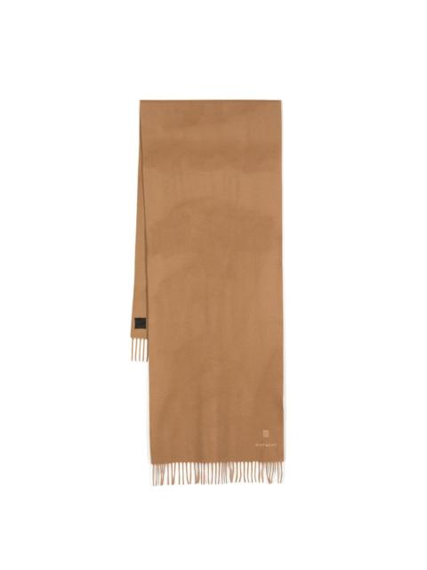 Givenchy signature 4G-embroidered cashmere scarf