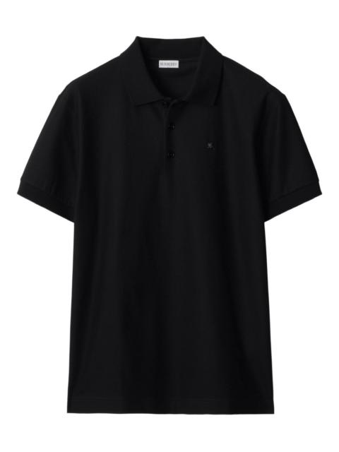 Burberry Knight-embellished cotton polo shirt