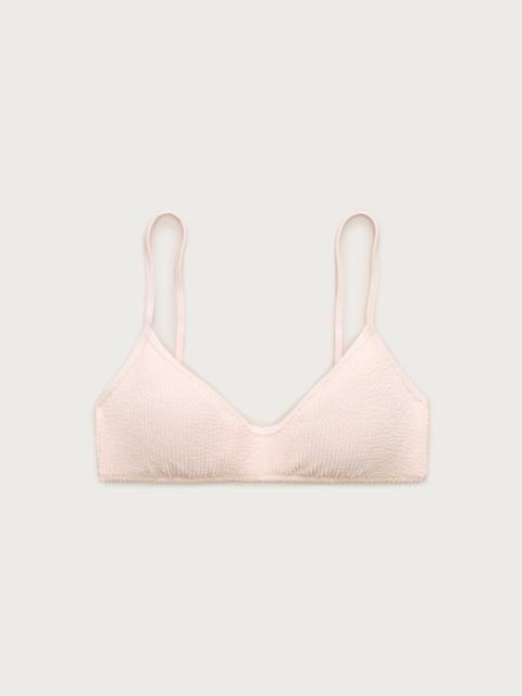 J.CREW Odessa scrunchie bikini top