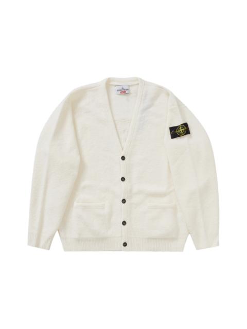 Supreme Supreme Stone Island Bouclé Cardigan White