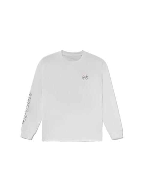 Li-Ning Li-Ning Sports Stylish Series Logo Pattern Printing Top 'White Black' AHSS019-1