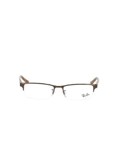 Ray-Ban half-rim rectangle glasses