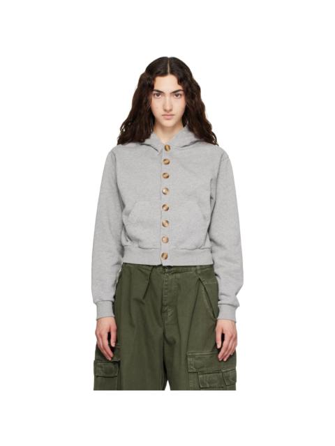 ABRA Gray Cardigan Hoodie