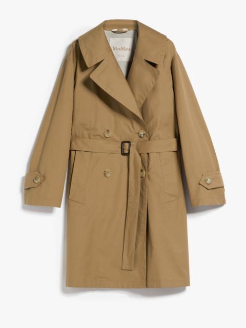 Max Mara VTRENCH Oversized trench coat in water-resistant cotton twill