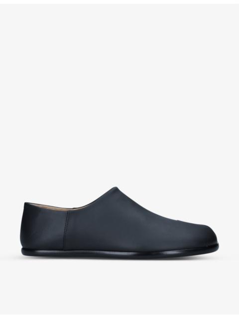 Maison Margiela Tabi split-toe satin flat shoes