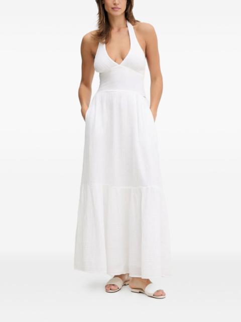 MELISSA ODABASH Shay halterneck maxi dress