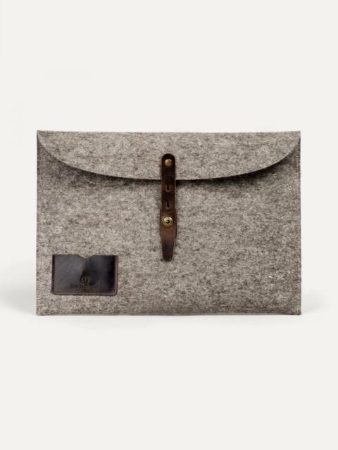 Bleu de Chauffe MISHA 15” LAPTOP SLEEVE  -  NATURAL FELT