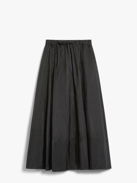Max Mara LIRICA Long taffeta skirt