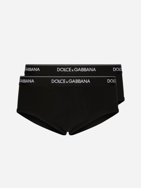 Dolce & Gabbana Stretch cotton Brando briefs two-pack