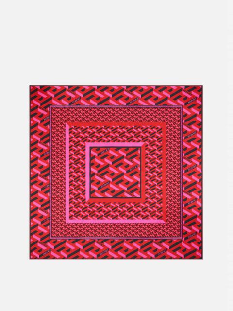 VERSACE La Greca Silk Foulard