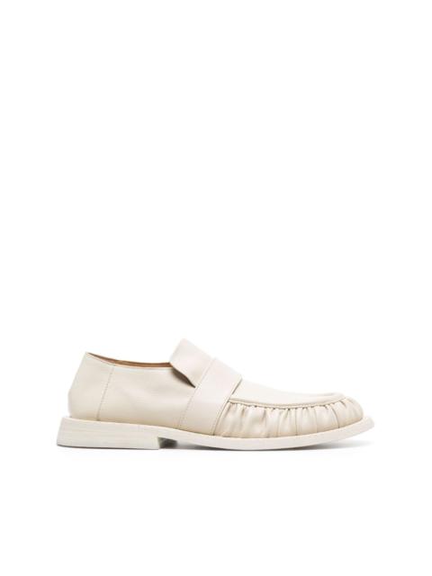 Marsèll round-toe ruched leather loafers