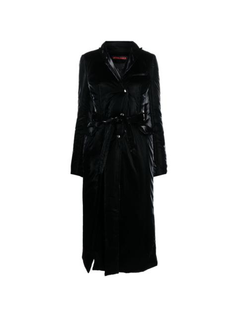 【正規店出品】OTTOLINGER WRAP TEDDY LONG COAT BLACK Black Wrap Teddy Long Coat by Ottolinger on Sale