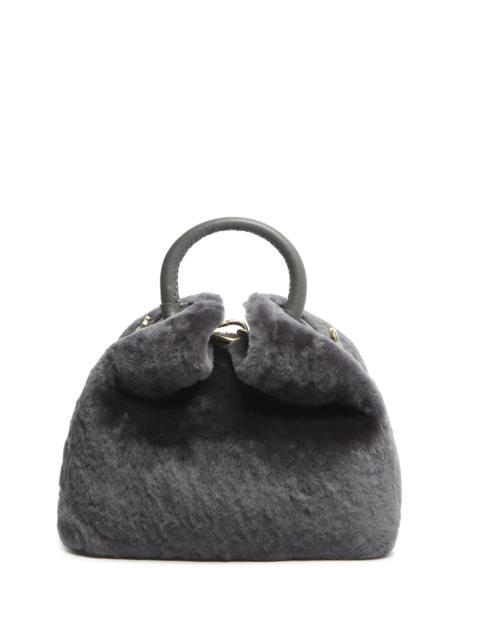 Elleme Baozi Shearling Montone Ardesia