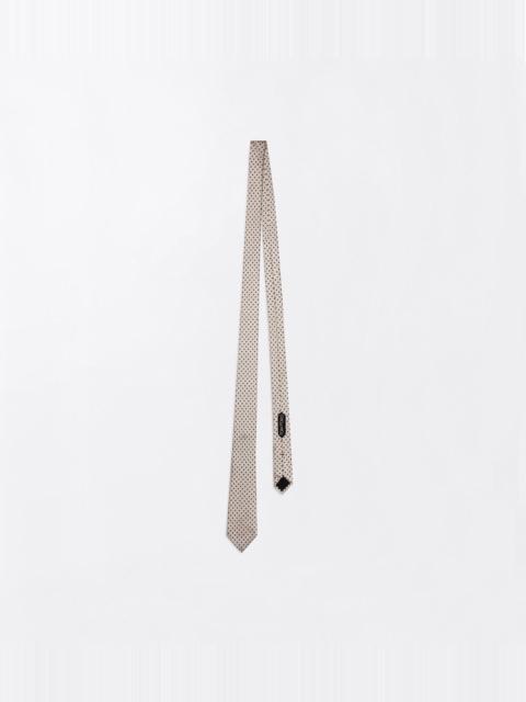 TOM FORD MICRO CHECK WITH DOT TIE