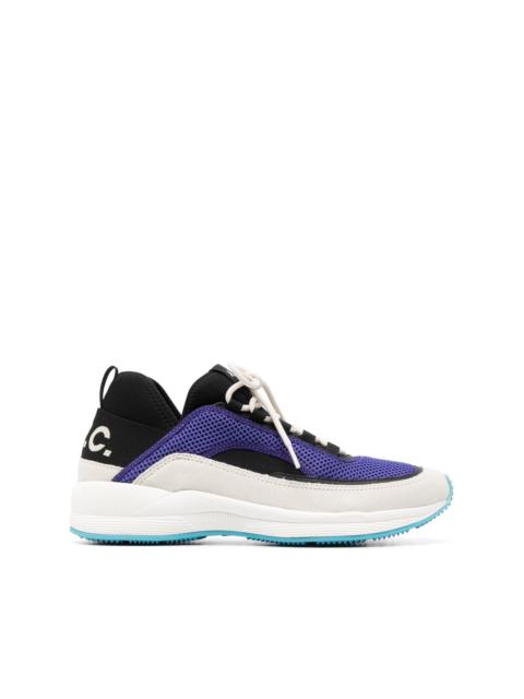 A.P.C. Run Around colour-block low-top sneakers