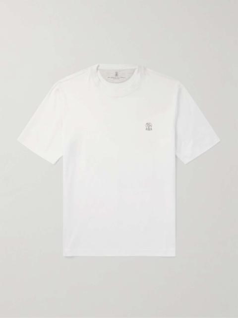 Logo-Print Cotton-Jersey T-Shirt
