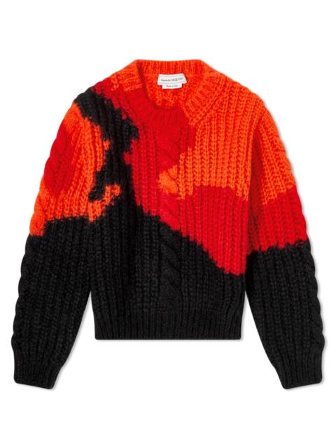 Alexander McQueen Alexander McQueen Mohair Neon Knit