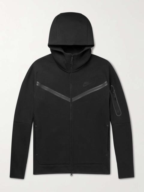 Nike Sportswear Taped Cotton-Blend Tech Fleece Zip-Up Hoodie