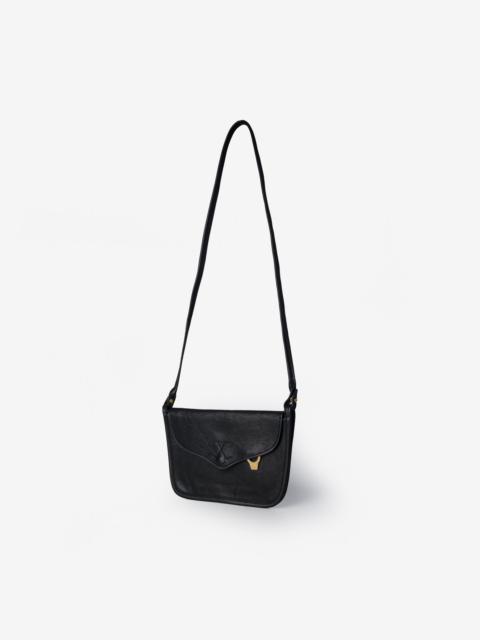Iron Heart OGL-BV-TPW-HORSE-POCK-BAG-BLK OGL Brave Horsehide Pocket Bag - Black