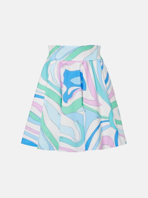 PUCCI Marmo cotton poplin miniskirt