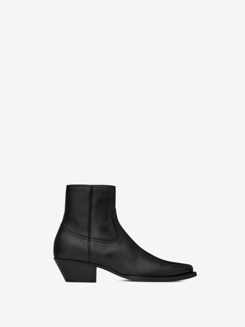 SAINT LAURENT wyatt chelsea boots in smooth leather | REVERSIBLE