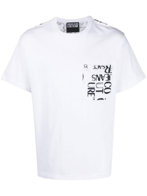 VERSACE JEANS COUTURE lettering print t-shirt