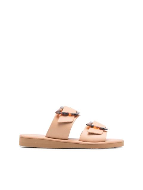 ANCIENT GREEK SANDALS buckle-embellished flat sandals