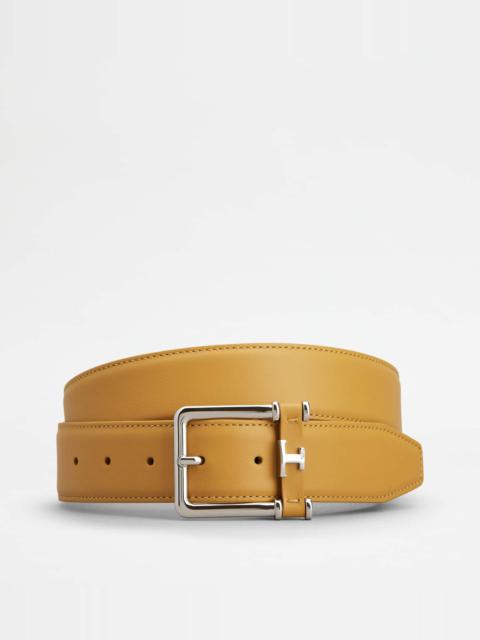 Tod's BELT IN LEATHER - YELLOW