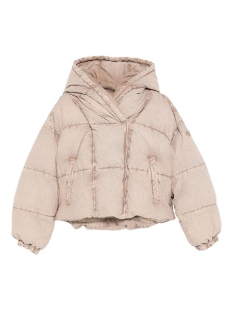 Diesel hooded padded jacket