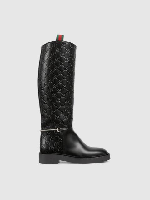 Women's slim Horsebit boot