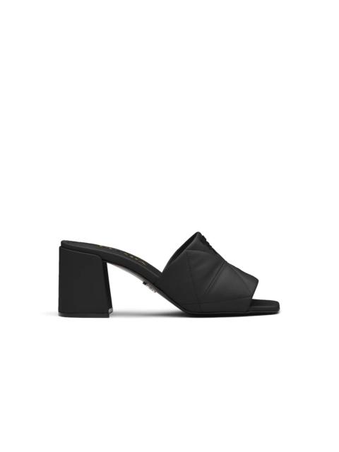 Prada Quilted nappa leather sandals
