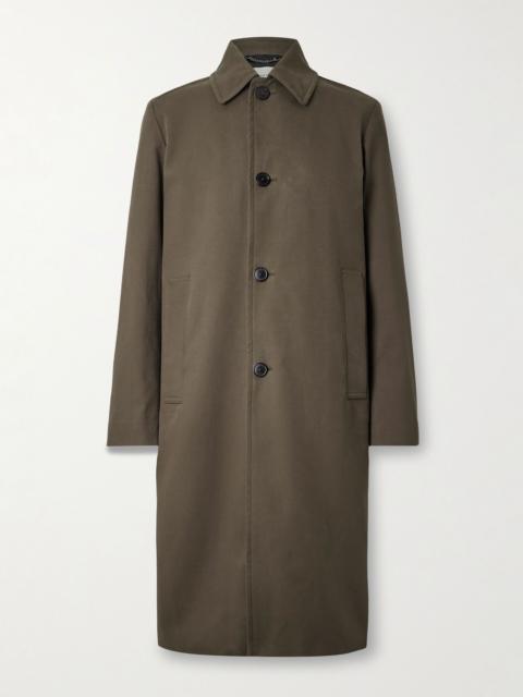 Dries Van Noten Stretch-Cotton Shell Trench Coat Brown