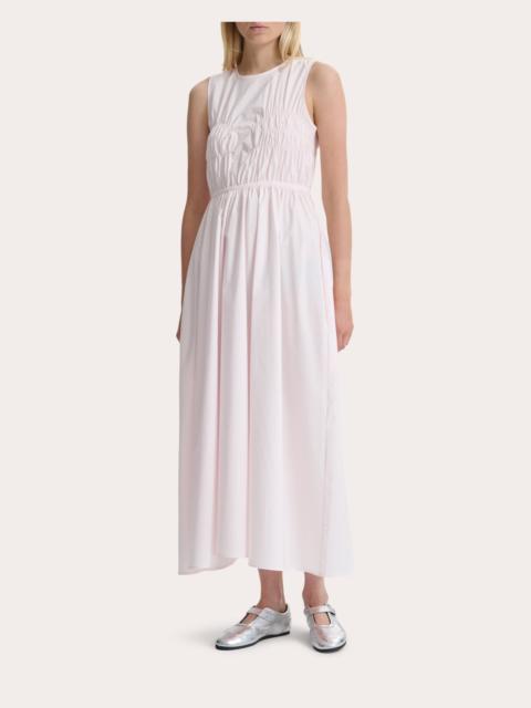CECILIE BAHNSEN Christy Cotton Shirred Midi Dress