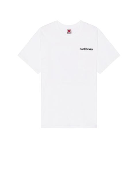 WACKO MARIA Keith Haring Crew Neck Pocket T-Shirt Type-1