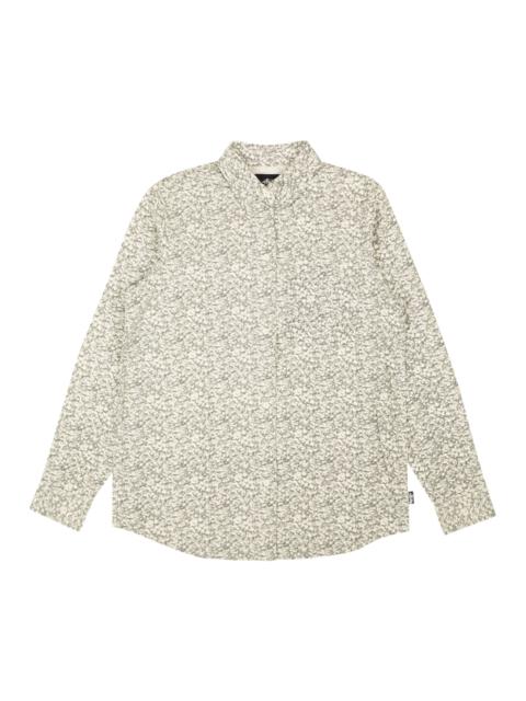 Stussy Printed Sherpa Button Down Shirt 'Natural White'