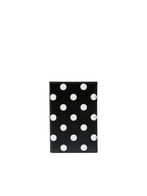 polka-dot bi-fold wallet