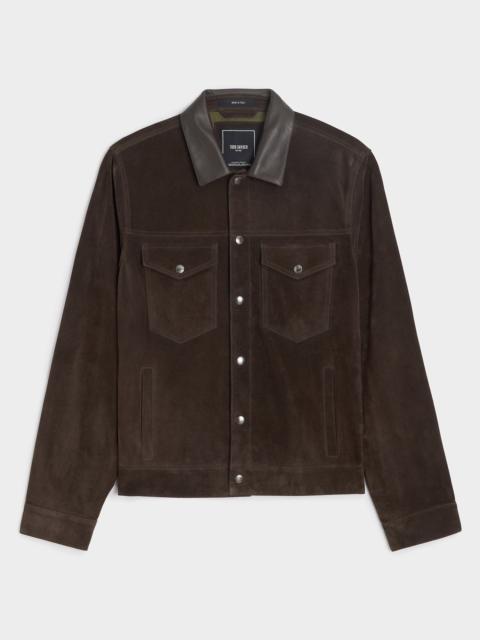 TODD SNYDER Italian Suede Dylan Jacket